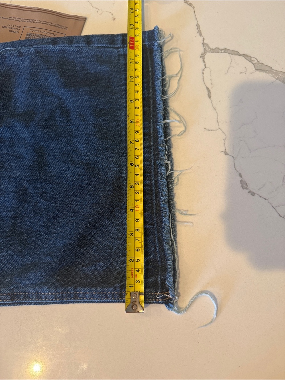 Wide Leg Women’s Jeans - Dark Blue - Picture 6 of 7